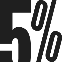 5%